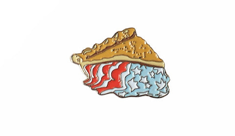 american pie soft enamel pin