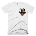 eggs over easy white t shirt
